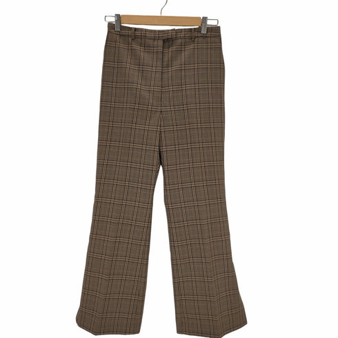 デミルクスビームス Demi-Luxe BEAMS サイドベンツ チェック パンツ レディース JPN:38