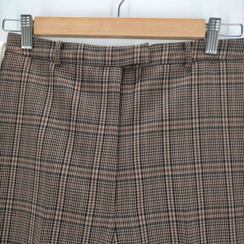 デミルクスビームス Demi-Luxe BEAMS サイドベンツ チェック パンツ レディース JPN:38