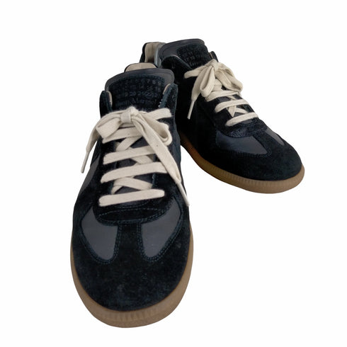 メゾンマルジェラ Maison Margiela RE PLICA SNEAKERS ラムスキン ジャーマントレーナー メンズ 43