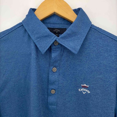 キャロウェイ Callaway 半袖 ロゴ刺繍ポロシャツ メンズ JPN:M