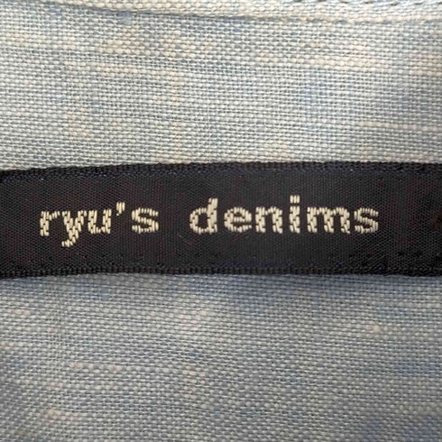 ryu's denims リネン半袖シャツ メンズ JPN:M