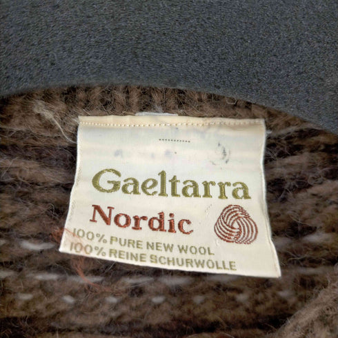 Gaeltarra Nordic アイルランド製 ノルディックニット メンズ UK:34