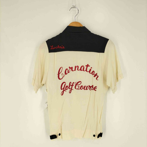 Carnation Golf Course 背面刺繍 開襟オープンカラーシャツ ボーリングシャツ メンズ import:M