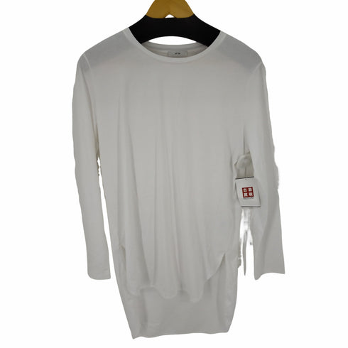 エイトン ATON HAIF ZIPPED POLO SWEATER レディース 2