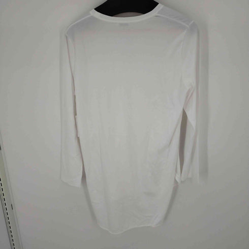 エイトン ATON HAIF ZIPPED POLO SWEATER レディース 2