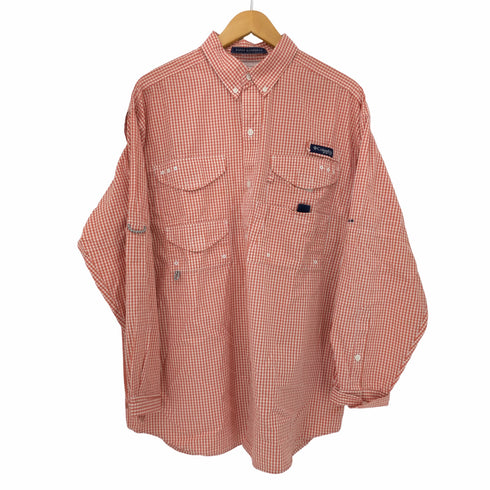 コロンビアスポーツウェア Columbia Sportswear SUPER BONEHEAD ギンガムチェック B.D フィッシングシャツ メンズ import:M