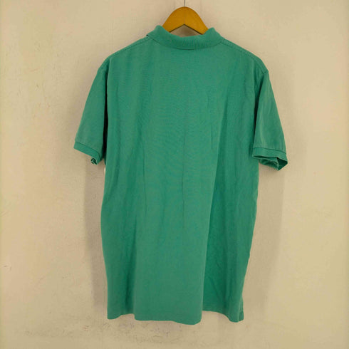 ポロラルフローレン POLO RALPH LAUREN 鹿の子 ポニー刺繍 S/S ポロシャツ メンズ import:XL