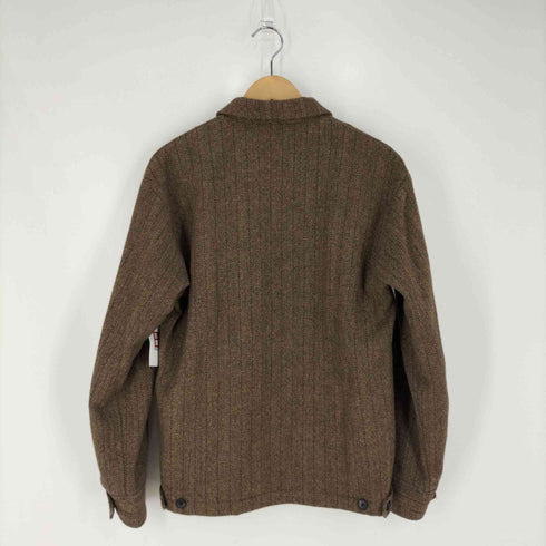 ジージーディー GGD ヘリンボーン ウールナイロン ジップアップジャケット メンズ JPN:2