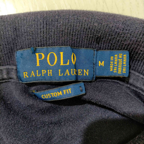 ポロラルフローレン POLO RALPH LAUREN CUSTOM FIT ポニー刺繍 S/S ポロシャツ メンズ import:M