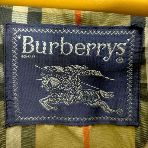 バーバリーズ BURBERRYS 裏地ノヴァチェックステンカラーコート メンズ 46REGULAR