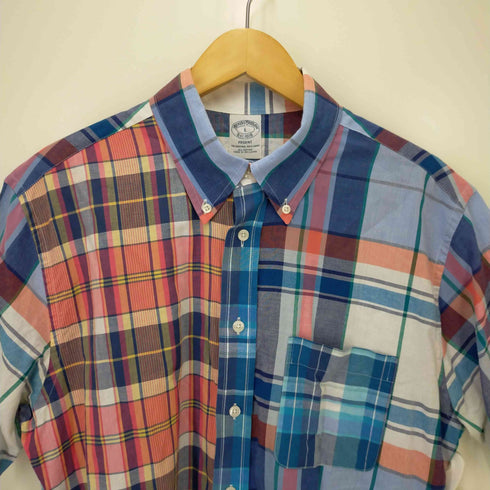 ブルックスブラザーズ BROOKS BROTHERS ボタンダウンチェックシャツ メンズ JPN:L