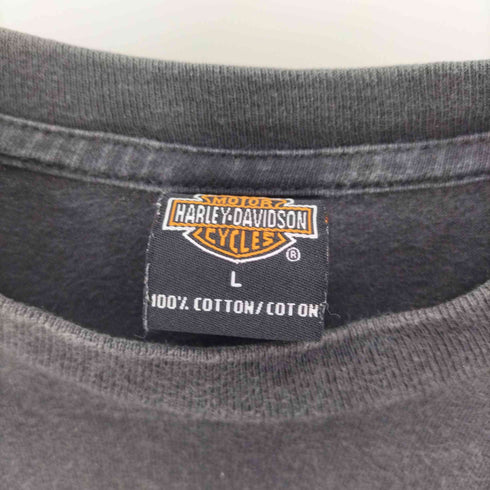 ハーレーダヴィットソン HARLEY DAVIDSON 90S USA製 HONOLULU 両面プリント S/S Tシャツ コピーライト1999 メンズ import:L