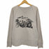 リーバイスヴィンテージクロージング Levis Vintage Clothing ヴィンテージ加工 染み込みプリント 前V ラグラン クルーネックスウェット メンズ JPN:L