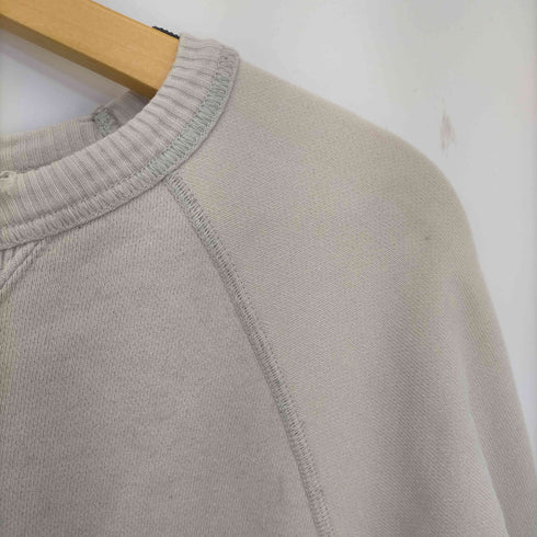 リーバイスヴィンテージクロージング Levis Vintage Clothing ヴィンテージ加工 染み込みプリント 前V ラグラン クルーネックスウェット メンズ JPN:L