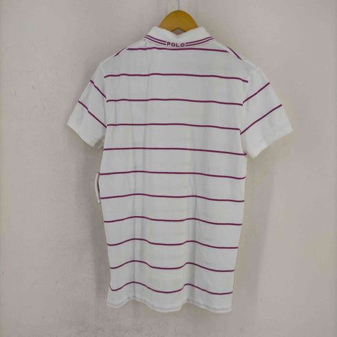 ポロラルフローレン POLO RALPH LAUREN ポニー刺繍 ボーダー ポロシャツ メンズ import:M