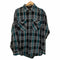 ノースウェスト NORTH WEST 90S アクリルチェックシャツ メンズ import:M