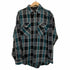 ノースウェスト NORTH WEST 90S アクリルチェックシャツ メンズ import:M