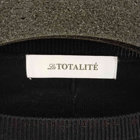 ラトータリテ La Totalite スムースバックパールボタンプルオーバー レディース