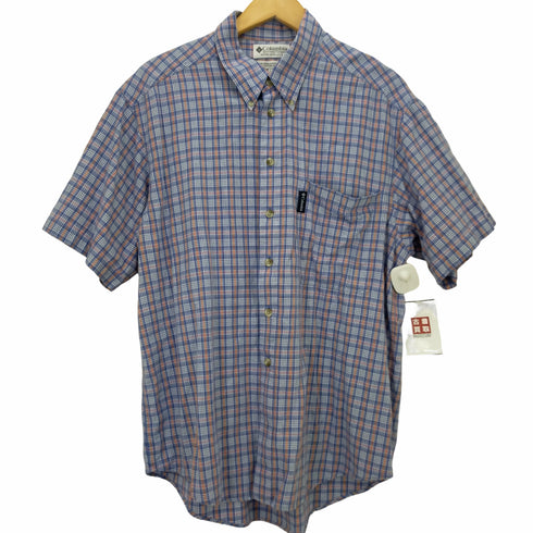 コロンビアスポーツウェア Columbia Sportswear USA製 ボタンダウンチェックシャツ メンズ JPN:M