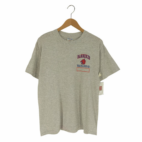 ジャージーズ JERZEES ハイチ製 BANNEKER HEALTH & PHYS ED プリント クルーネックTシャツ メンズ import:M