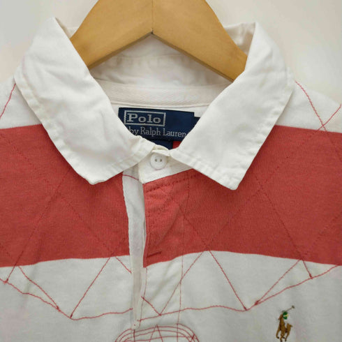 ポロバイラルフローレン Polo by RALPH LAUREN CUSTOM FIT ポニー刺繍ラガーシャツ メンズ JPN:XL