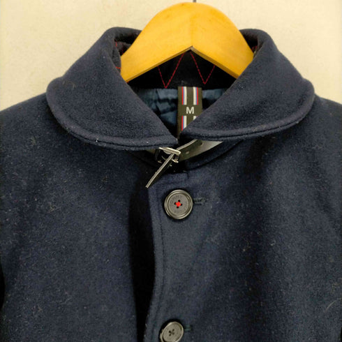トミーヒルフィガー TOMMY HILFIGER ラウンドカラーウールメルトンボタンジャケット メンズ JPN:M