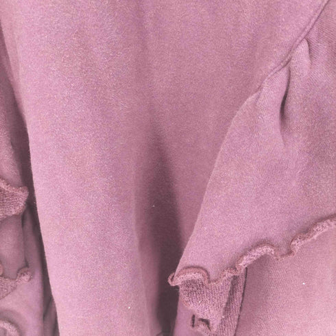 パメオポーズ Pameo Pose PETAL FRILL SWEAT MINI DRESS レディース FREE