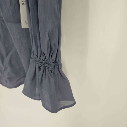 ノーブル Noble 2WAY ストリングスラッフルLSブラウス2 レディース FREE