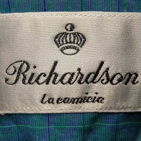 リチャードソン RICHARDSON イタリア製ボタンダウンチェックシャツ メンズ 40
