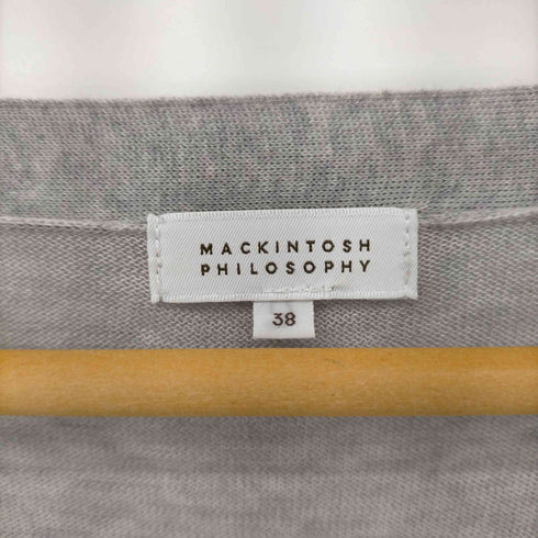 マッキントッシュフィロソフィー MACKINTOSH PHILOSOPHY アセテート混コットンロングカーディガン レディース JPN:38