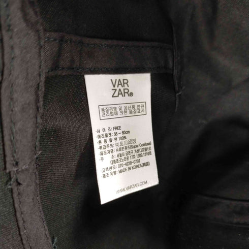 バザール VARZAR VAロゴベーシックバケットハット レディース