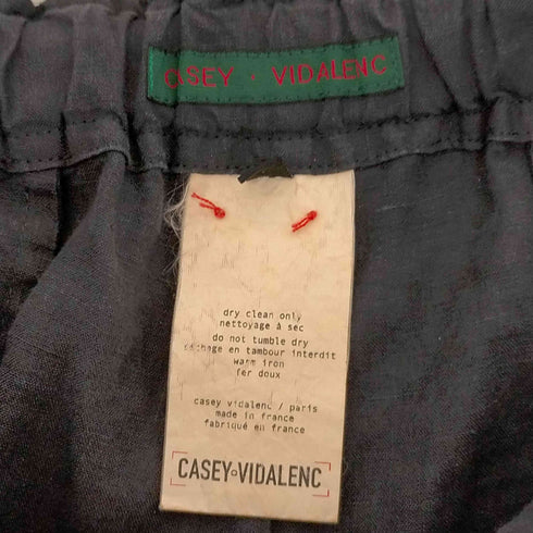 ケイシーヴィダレンク CASEY VIDALENC イタリア製 リネンワイドパンツ メンズ FR:38-40