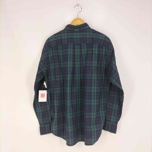 ユナイテッドアローズグリーンレーベルリラクシング UNITED ARROWS green label relaxing チェック ボタンダウンシャツ メンズ JPN:L