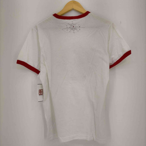 fused sensitivity abx Y2K 背面スタッズ サイケバンド リンガーTシャツ メンズ 2