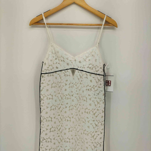 メゾンスペシャル MAISON SPECIAL Side Line Lace Camisole Tunic サイドライン レース キャミチュニック キャミソール ワンピース レディース FREE