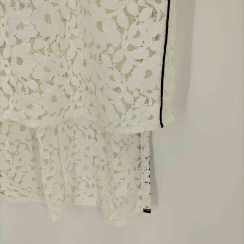 メゾンスペシャル MAISON SPECIAL Side Line Lace Camisole Tunic サイドライン レース キャミチュニック キャミソール ワンピース レディース FREE