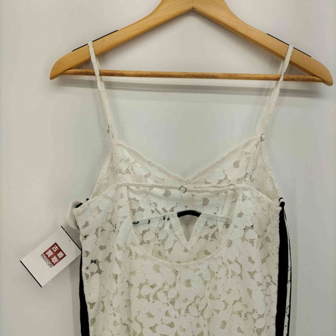 メゾンスペシャル MAISON SPECIAL Side Line Lace Camisole Tunic サイドライン レース キャミチュニック キャミソール ワンピース レディース FREE