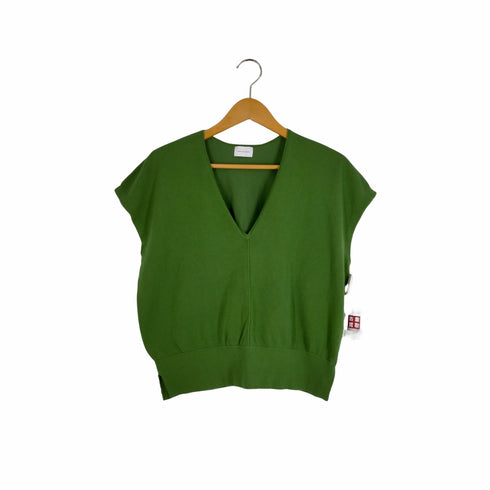 グリーンレーベルリラクシング GREEN LABEL RELAXING ノースリーブVネックニット レディース