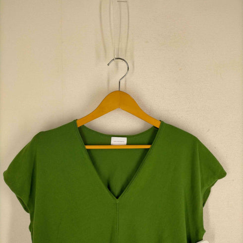 グリーンレーベルリラクシング GREEN LABEL RELAXING ノースリーブVネックニット レディース
