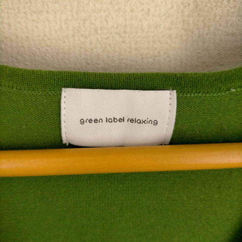 グリーンレーベルリラクシング GREEN LABEL RELAXING ノースリーブVネックニット レディース