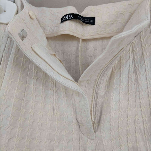ザラ ZARA ジャガード トラウザーズパンツ レディース S
