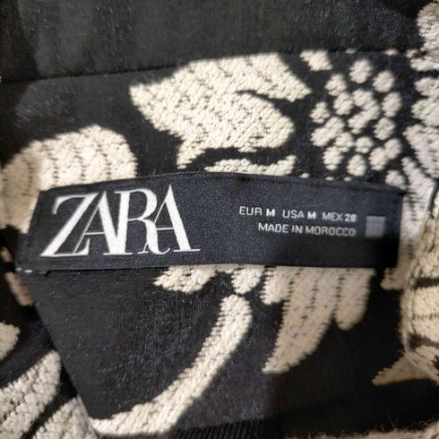 ザラ ZARA Jacquard blazer レディース import:M