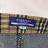 バーバリーブルーレーベル BURBERRY BLUE LABEL ウエスト裏 ノバチェック スタッズ デニム ミニ スカート Y2K レディース EUR:38