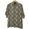 クレイボーン Claiborne 総柄 シルク半袖シャツ メンズ XL