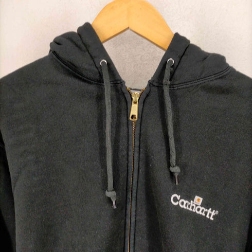 カーハート Carhartt 00s- ロゴ刺繍ジップパーカー メンズ JPN:M