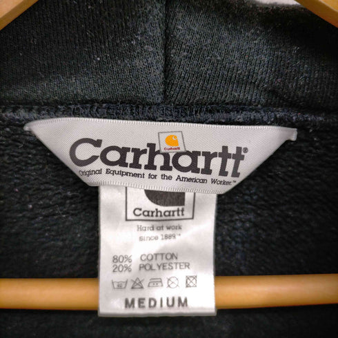 カーハート Carhartt 00s- ロゴ刺繍ジップパーカー メンズ JPN:M