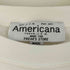 アメリカーナ Americana 別注 両面プリント ヘムアシンメトリー クルーネックTシャツ レディース