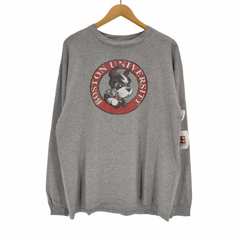 デルタ DELTA 90~00s USA製 BOSTON UNIVERSITY Tシャツ メンズ JPN:L