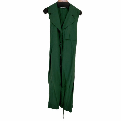 ユニクロ ジェイダブリューアンダーソン UNIQLO JW ANDERSON リネンブレンドラペルワンピース レディース JPN:L