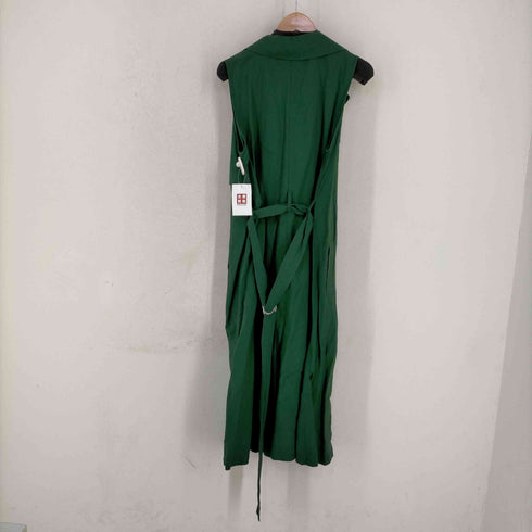 ユニクロ ジェイダブリューアンダーソン UNIQLO JW ANDERSON リネンブレンドラペルワンピース レディース JPN:L